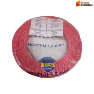 Hes Nya Kablo 1,5 Mm Kırmızı (H07z1-U) Halojen Free